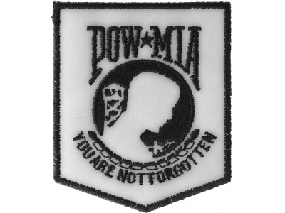 POW MIA Reflective Patch | US Military Veteran Patches