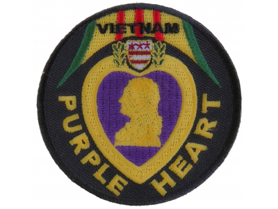 Vietnam Purple Heart Patch | US Military Vietnam Veteran Patches