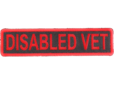 Disabled Vet Patch | US Military Veteran Patches