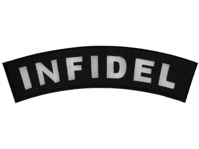 Infidel Medium Size Rocker Patch | US Military Veteran Patches