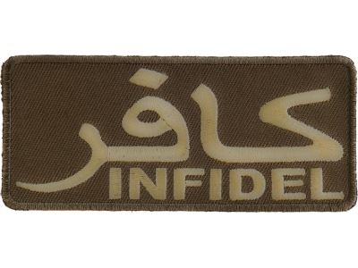 Infidel Subdued Patch With Arabic