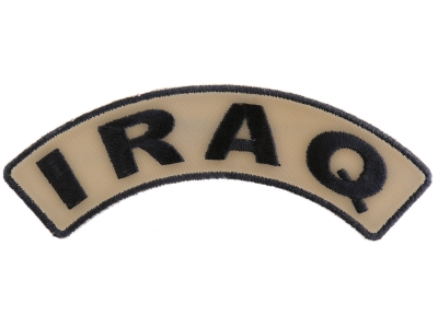 Iraq Small Arm Rocker Patch