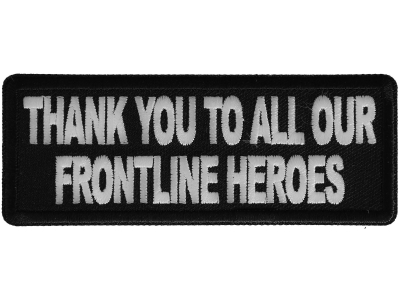 Thank you to all our Frontline Heroes Patch