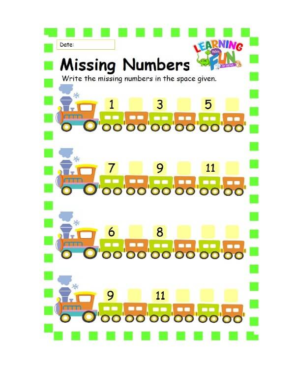 Magic Math Worksheets – 3 to 4 years – The Clever Clogs