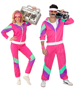 The 80's Shell Suit - Pink/Purple/Green