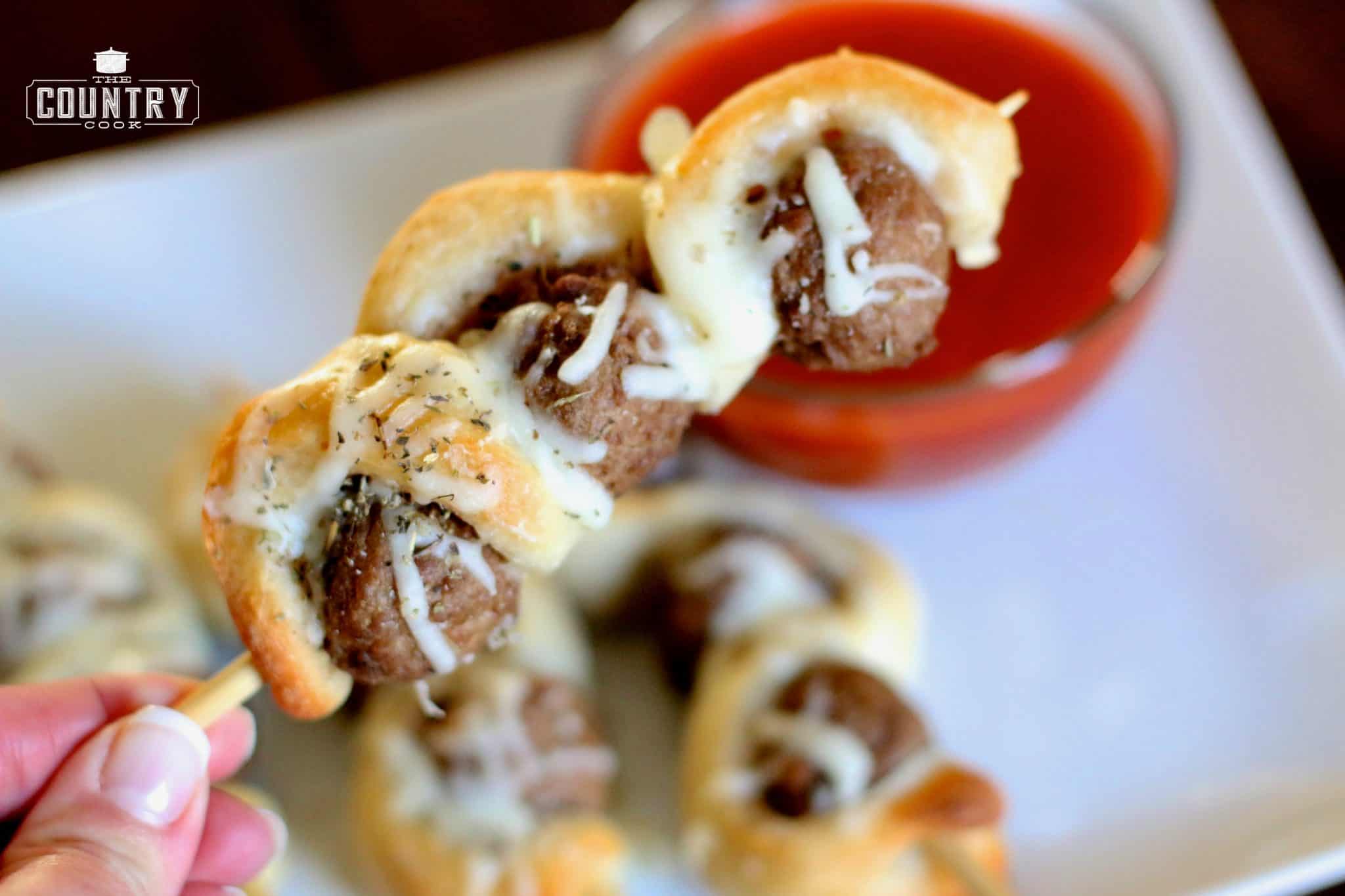 Meatball Sub on a Stick