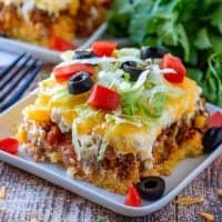 Easy Cornbread Taco Bake recipe