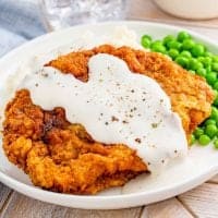 Chicken Fried Steak with White Gravy