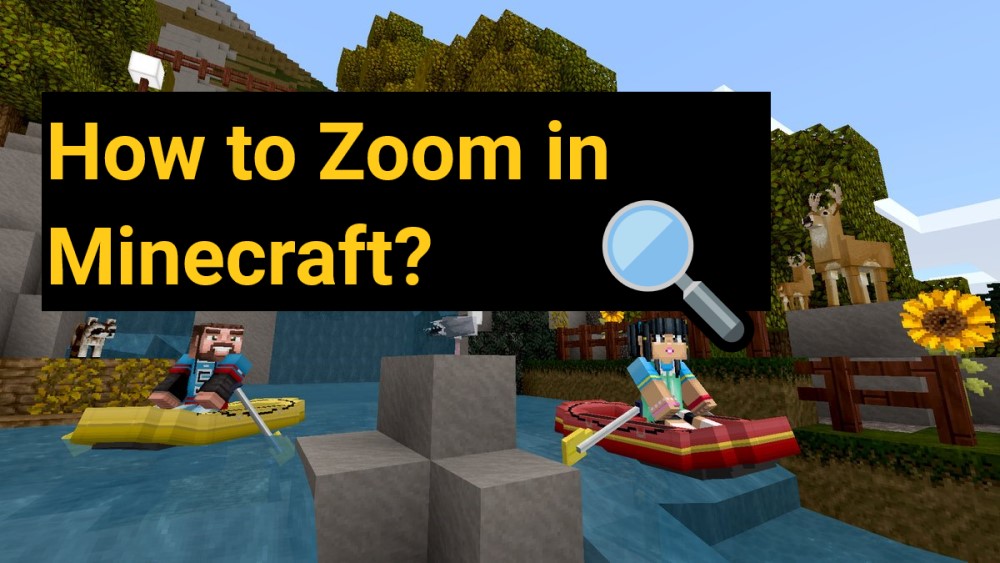 how to zoom in minecraft