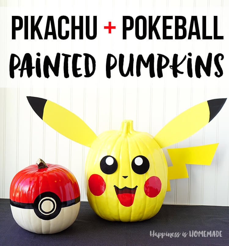 pokeman pumpkin painting idea