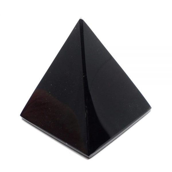 Black Obsidian Pyramid All Polished Crystals black obsidian