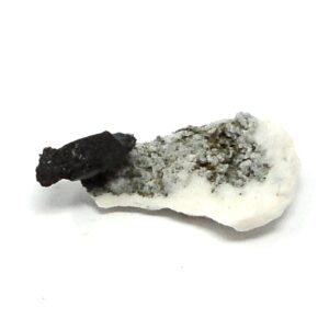 Neptunite and Natrolite on Crossite All Raw Crystals cross crystal