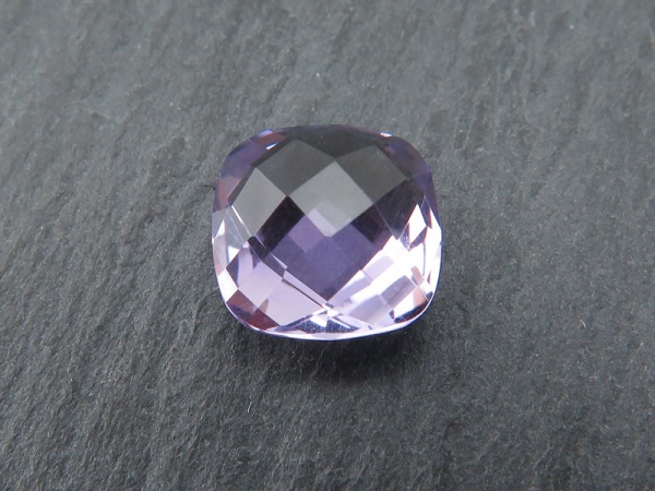 Brazilian Amethyst Faceted Cushion Cut 8mm