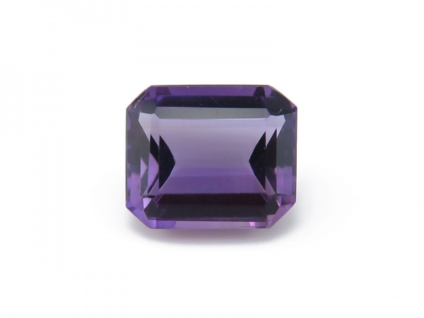 Brazilian Amethyst Faceted Octagon 12mm x 10mm