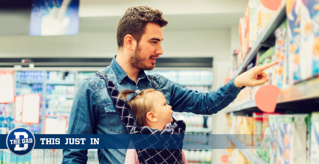 Dad Shopping for Green Baby Formula