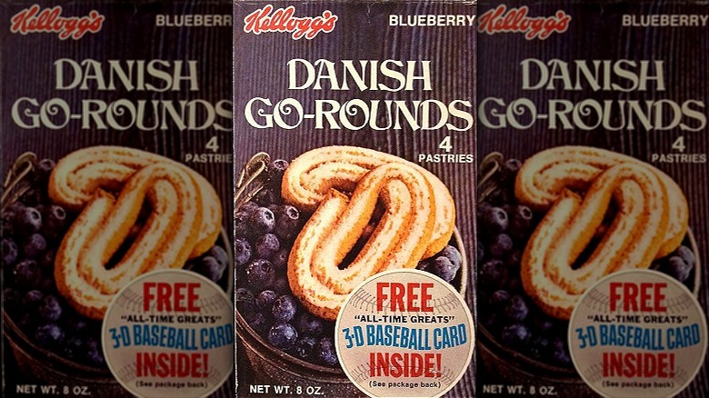 Box of blueberry Danish Go-Rounds