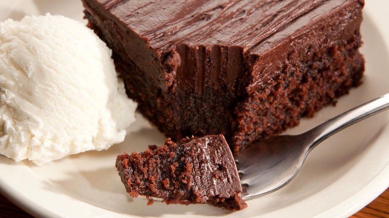 Cracker Barrel Coca-Cola chocolate cake