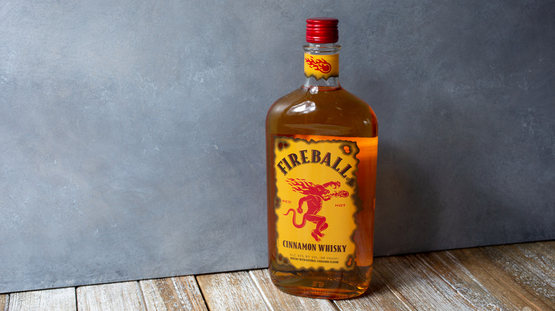 Bottle of Fireball Whisky