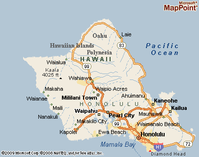 Waipahu, Hawaii Area Map & More