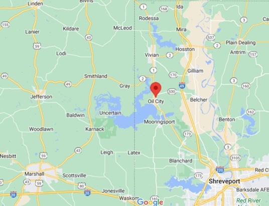 Where is Caddo, Louisiana? see area map & more