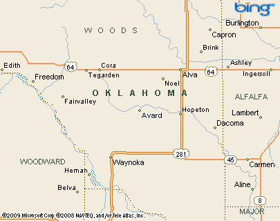 Where is Avard, Oklahoma? see area map & more