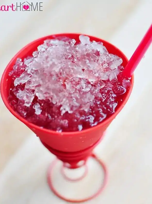 Dye-free Fruit Juice Snow Cones