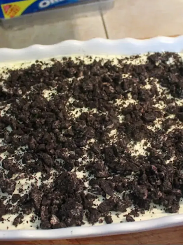 Oreo Dirt Pudding With Real Whipping Cream