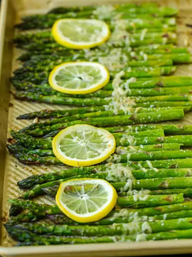 Roasted Asparagus with Lemon, Butter, and Parmesan