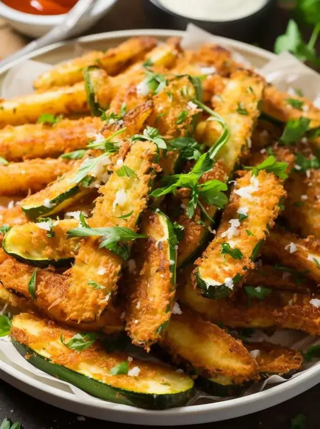 Baked Parmesan Zucchini Fries