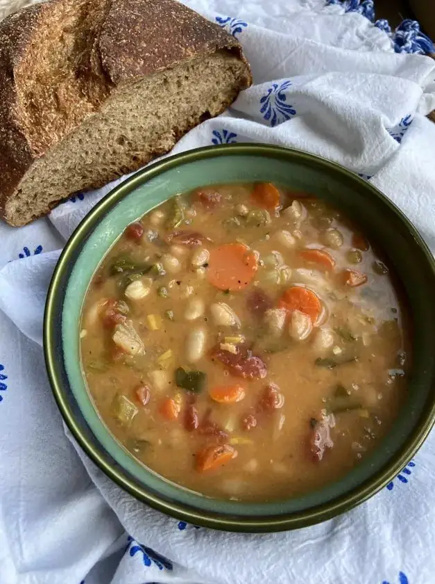 Fasolada (Greek White Bean Soup with Tomato) Recipe