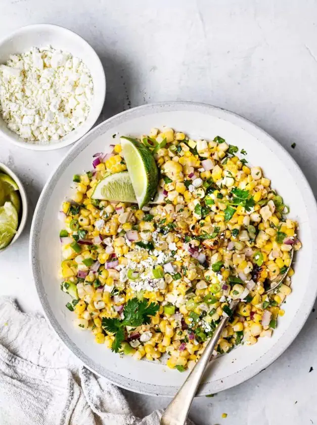 Mexican Street Corn Salad (Esquites)