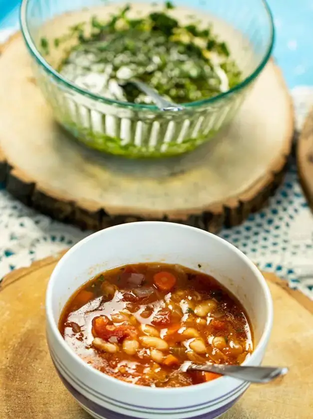 Greek Fasolada in the Instant Pot: Pressure Cooker White Bean Soup