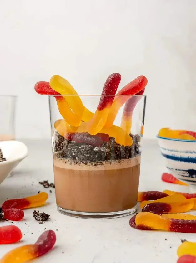 Dairy-Free Dirt Worm Pudding