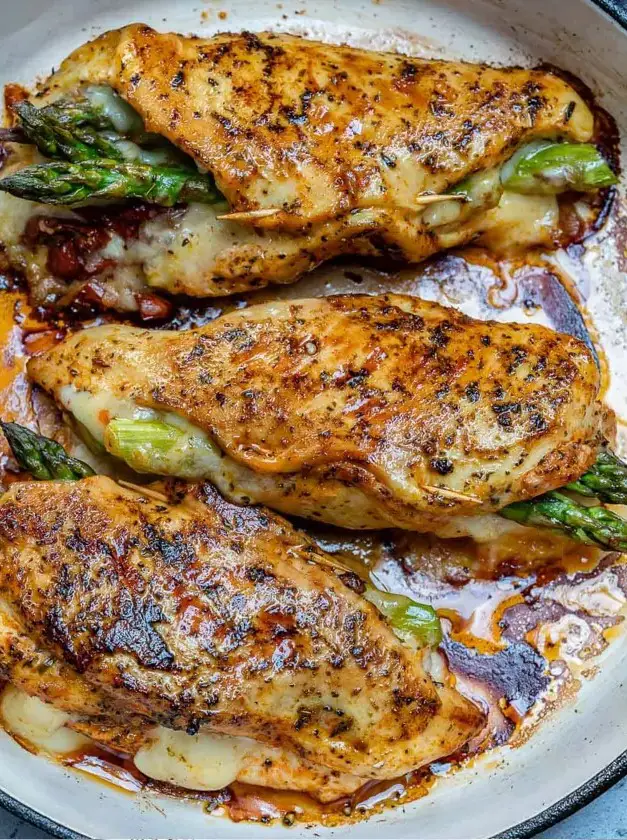 Asparagus Stuffed Chicken Breast