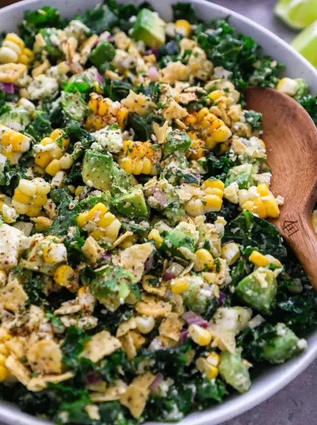 Mexican Street Corn Kale Salad