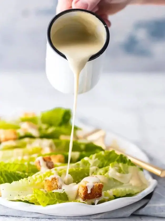 Homemade Simple Caesar Salad Dressing