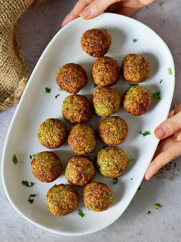 Air Fryer Falafel Recipe (Gluten-free, Vegan)