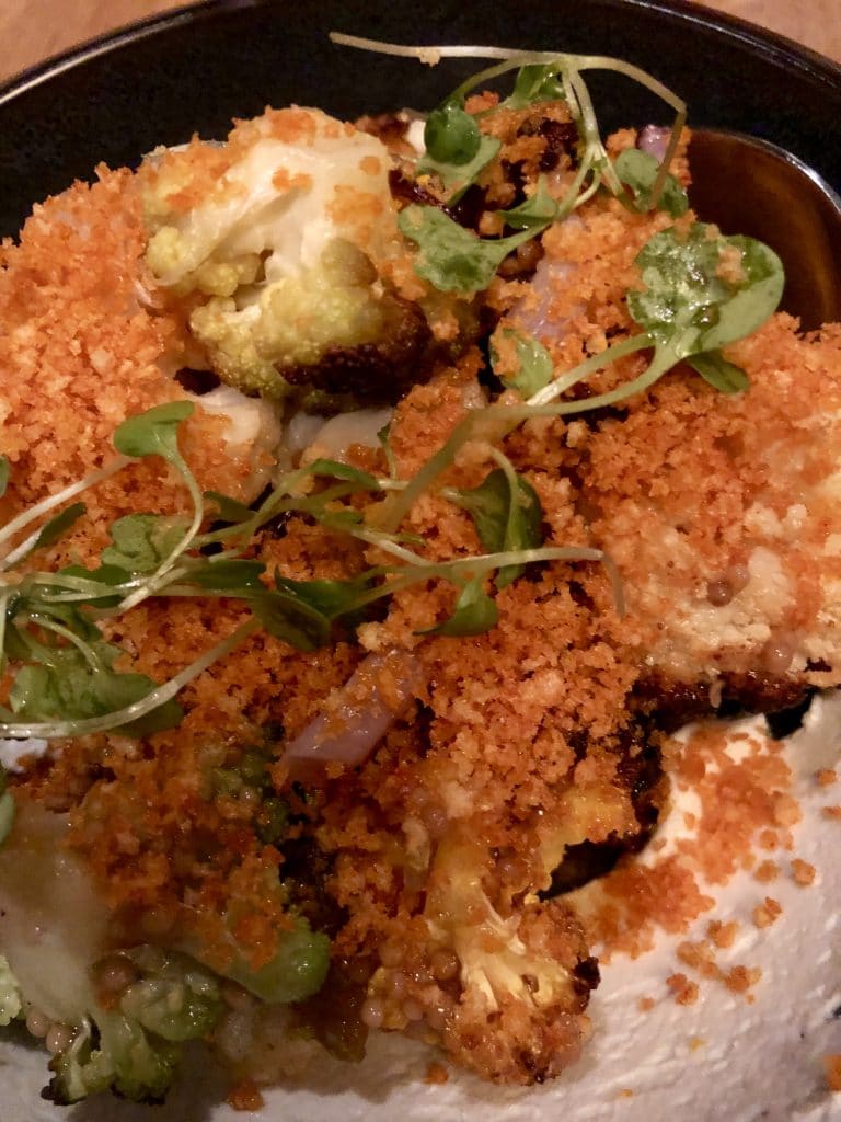 Cauliflower and Goat Cheese