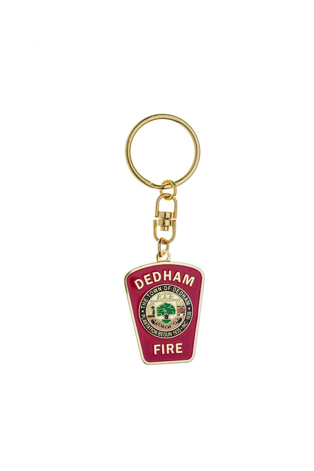 Metal Fire dept Keychain