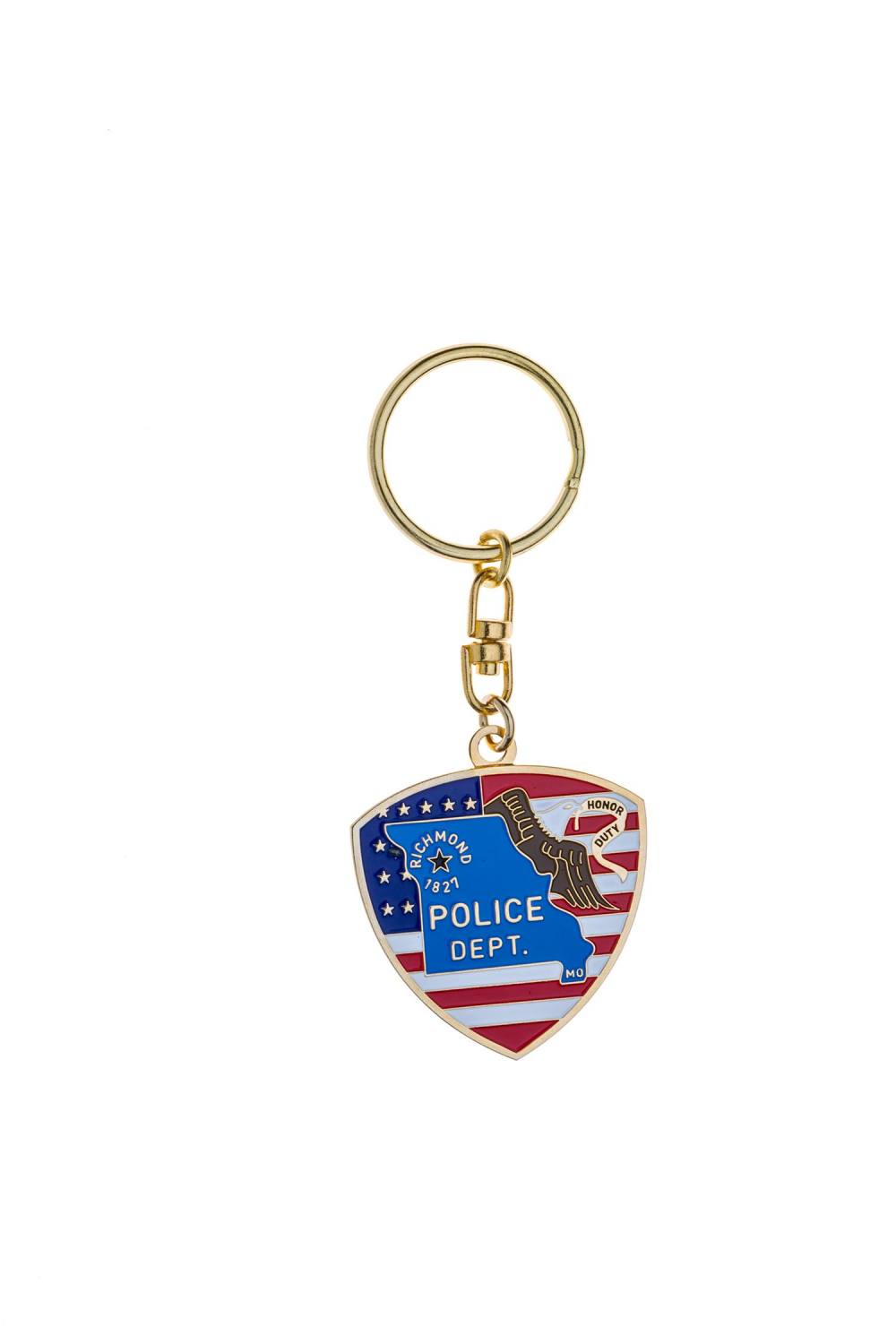 Police Metal Keychain