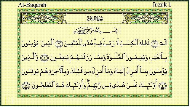 Surat Al Baqarah Ayat 1 Sampai 2020 Subaru - IMAGESEE