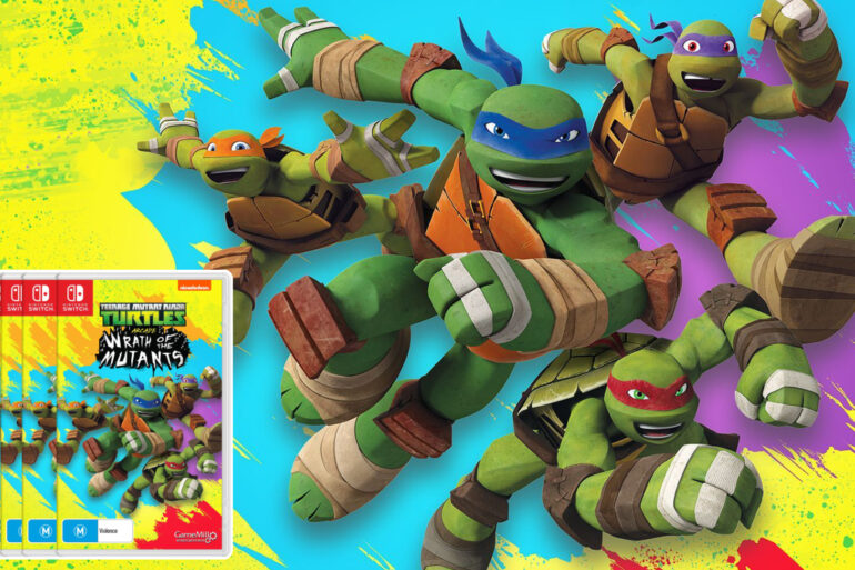 TMNT Arcade Wrath of the Mutants Giveaway Key Art