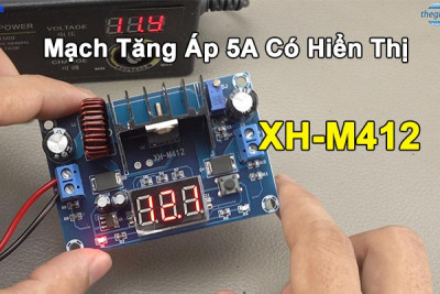 XH-M412 Mạch Tăng Áp 5A Có Hiển Thị