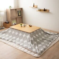 Emoor Jacquard Boa Fleece Kotatsu Futon Comforter