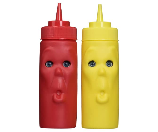 Blink Ketchup And Mustard Squeeze Bottles