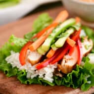 Chicken Lettuce Wraps