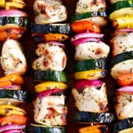 Garlic Herb Chicken Kabobs