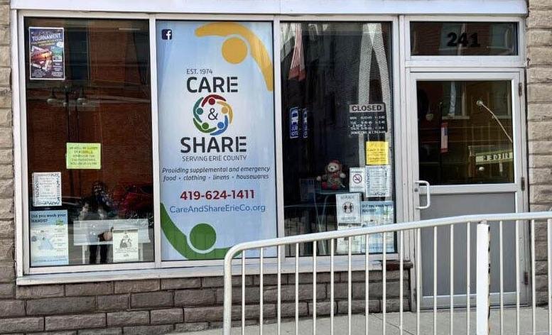 Care & Share, located at 241 Jackson St., Sandusky, has served more than 7,000 families in Erie County this year. 