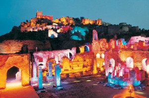 Golconda Fort at Night