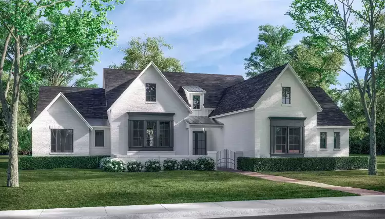 image of french country house plan 9370